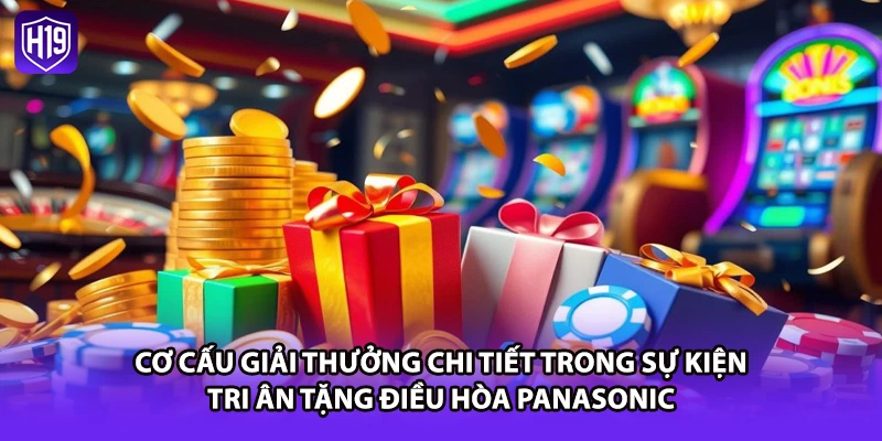 Cơ cấu giải thưởng chi tiết trong sự kiện tri ân tặng điều hòa Panasonic 